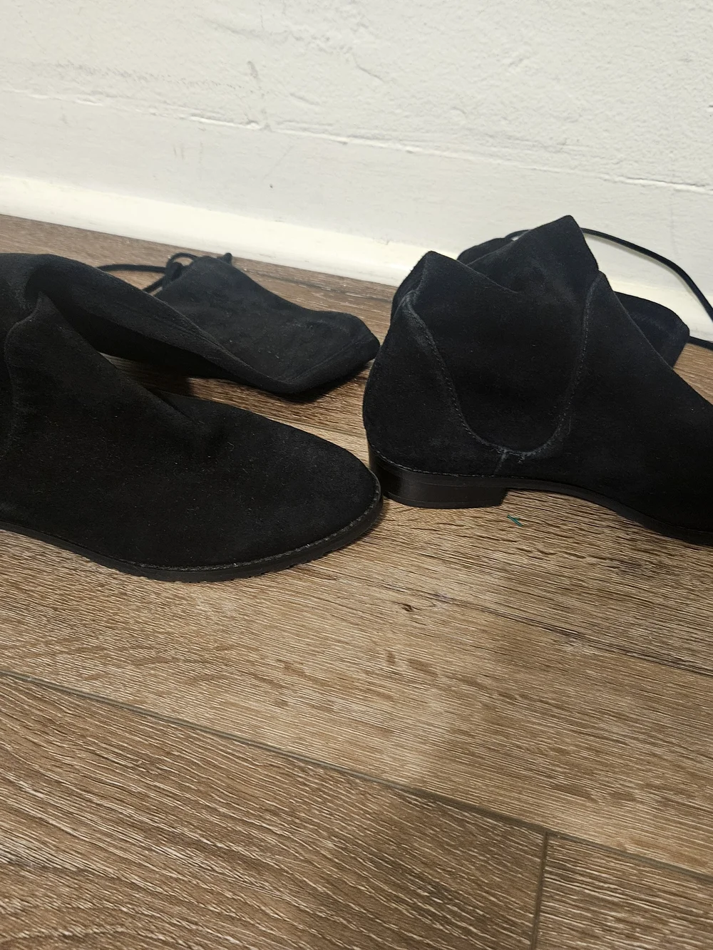 Stewart Weitzman Black Suede Boots Size 4.5